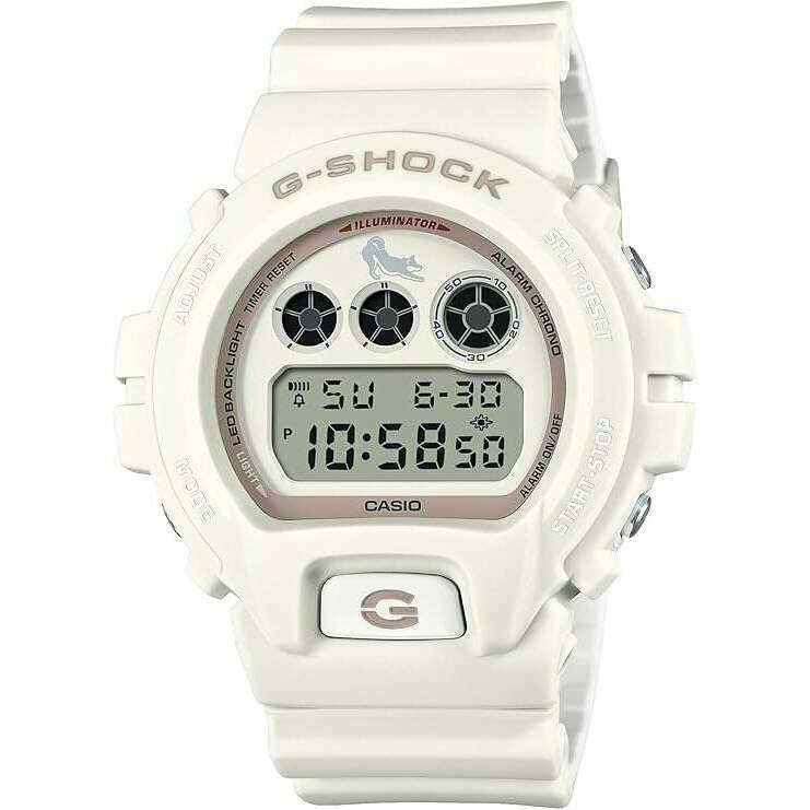 ROOK JAPAN:CASIO G-SHOCK MADE IN JAPAN MODEL SHIBAINU DOG DIGITAL OFF-WHITE MEN WATCH DW-6900SHB-7JR,JDM Watch,Casio G-Shock