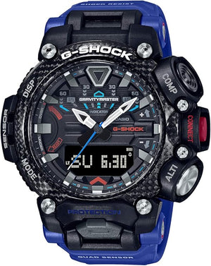 CASIO G-SHOCK GRAVITYMASTER BLUETOOTH CARBON CORE GUARD BLUE MEN WATCH GR-B200-1A2JF