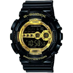 ROOK JAPAN:CASIO G-SHOCK BLACK x GOLD SERIES DIGITAL MEN WATCH GD-100GB-1JF,JDM Watch,Casio G-Shock