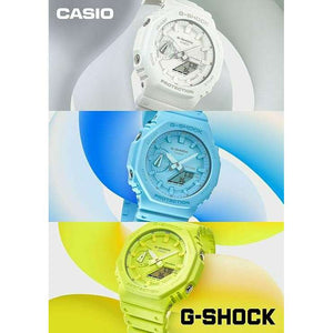 ROOK JAPAN:CASIO G-SHOCK TONE ON TONE SERIES ANALOG DIGITAL DIAL ALL WHITE MEN WATCH GA-2100-7A7JF,JDM Watch,Casio G-Shock