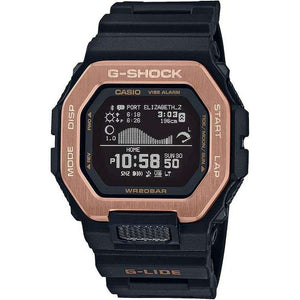 ROOK JAPAN:CASIO G-SHOCK G-LIDE DIGITAL BLACK & PINK GOLD MEN WATCH GBX-100NS-4JF,JDM Watch,Casio G-Shock