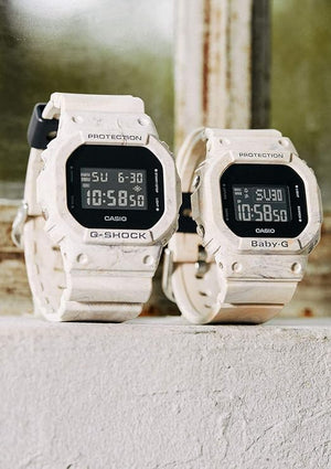 CASIO G-SHOCK EARTH TONED COLOR SERIES DIGITAL BEIGE MEN WATCH DW-5600WM-5JF