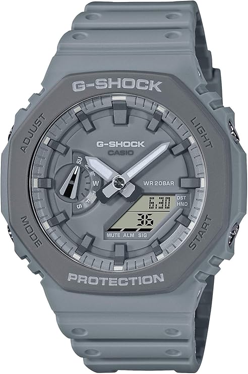 CASIO G-SHOCK ANALOG DIGITAL EARTH GREY MEN WATCH GA-2110ET-8AJF