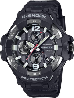 CASIO G-SHOCK GRAVITYMASTER BLUETOOTH SOLAR ANALOG BLACK MEN WATCH GR-B300-1AJF