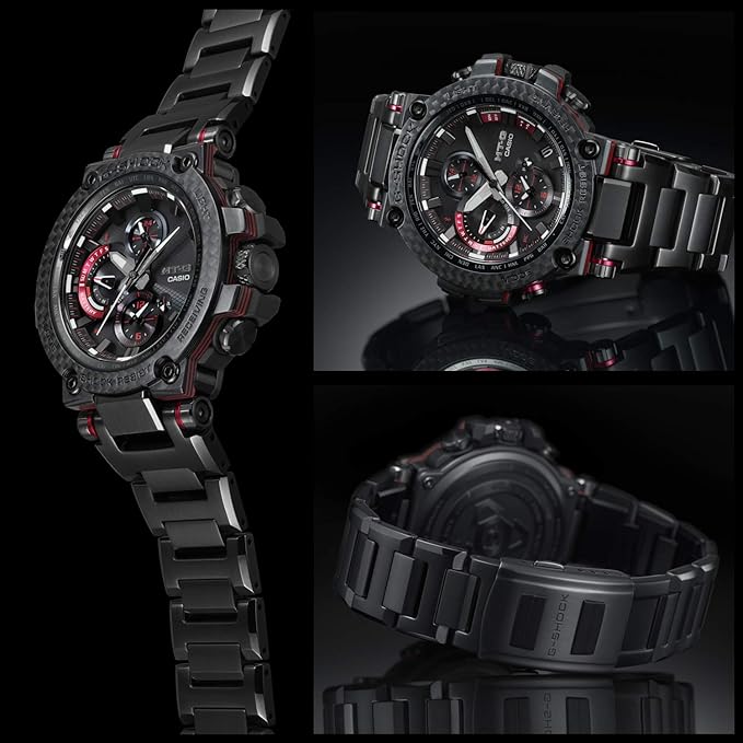 CASIO G-SHOCK MT-G BLUETOOTH RADIO SOLAR CARBON BEZEL BLACK MEN WATCH MTG-B1000XBD-1AJF