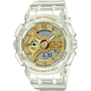 ROOK JAPAN:CASIO G-SHOCK MID-SIZE MODEL CLEAR SKELETON GOLD DIAL LADIES WATCH GMA-S110SG-7AJF,JDM Watch,Casio G-Shock