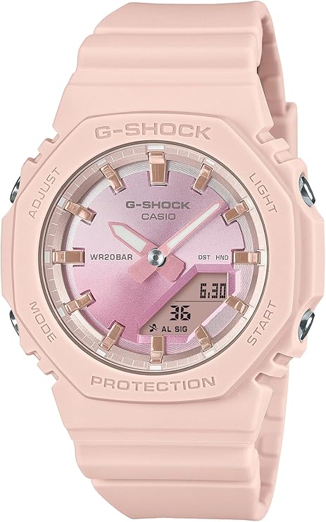 CASIO G-SHOCK ANALOG DIGITAL PINK GOLD LADIES WATCH GMA-P2100SG-4AJF