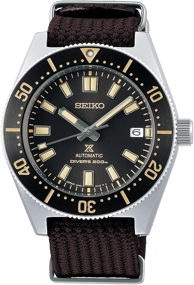 SEIKO PROSPEX DIVER'S 1965 MECHANICAL INTERCHANGEABLE FABRIC STRAP MEN WATCH SBDC141