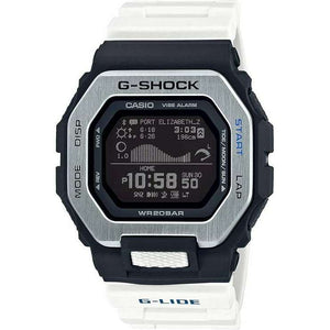 ROOK JAPAN:CASIO G-SHOCK G-LIDE WHITE RESIN STRAP BLACK DIGITAL DIAL MEN WATCH GBX-100-7JF,JDM Watch,Casio G-Shock