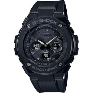 ROOK JAPAN:CASIO G-SHOCK G-STEEL RADIO SOLAR ANALOG DIGITAL DIAL ALL BLACK MEN WATCH GST-W300G-1A1JF,JDM Watch,Casio G-Shock