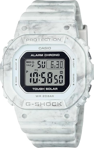 CASIO G-SHOCK WEB-EXCLUSIVE TOUGH SOLAR WHITE DIGITAL LADIES WATCH GMS-S5600RT-7JF