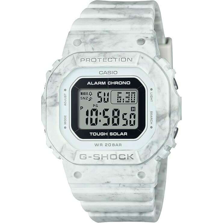 ROOK JAPAN:CASIO G-SHOCK WEB-EXCLUSIVE TOUGH SOLAR WHITE DIGITAL LADIES WATCH GMS-S5600RT-7JF,JDM Watch,Casio G-Shock