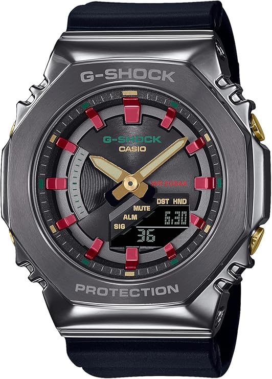 CASIO G-SHOCK MID-SIZE MODEL PRECIOUS HEART SELECTION BLACK UNISEX WATCH GM-S2100CH-1AJF