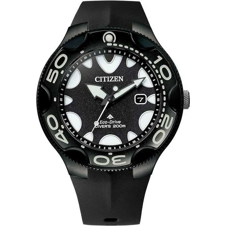 CITIZEN PROMASTER ECO DRIVE ORCA BLACK MEN WATCH BN0235-01E - ROOK JAPAN