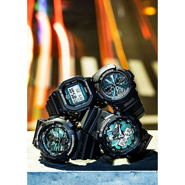 ROOK JAPAN:CASIO G-SHOCK BLACK AND GREEN SERIES RADIO SOLAR MEN WATCH AWG-M100SMG-1AJF,JDM Watch,Casio G-Shock