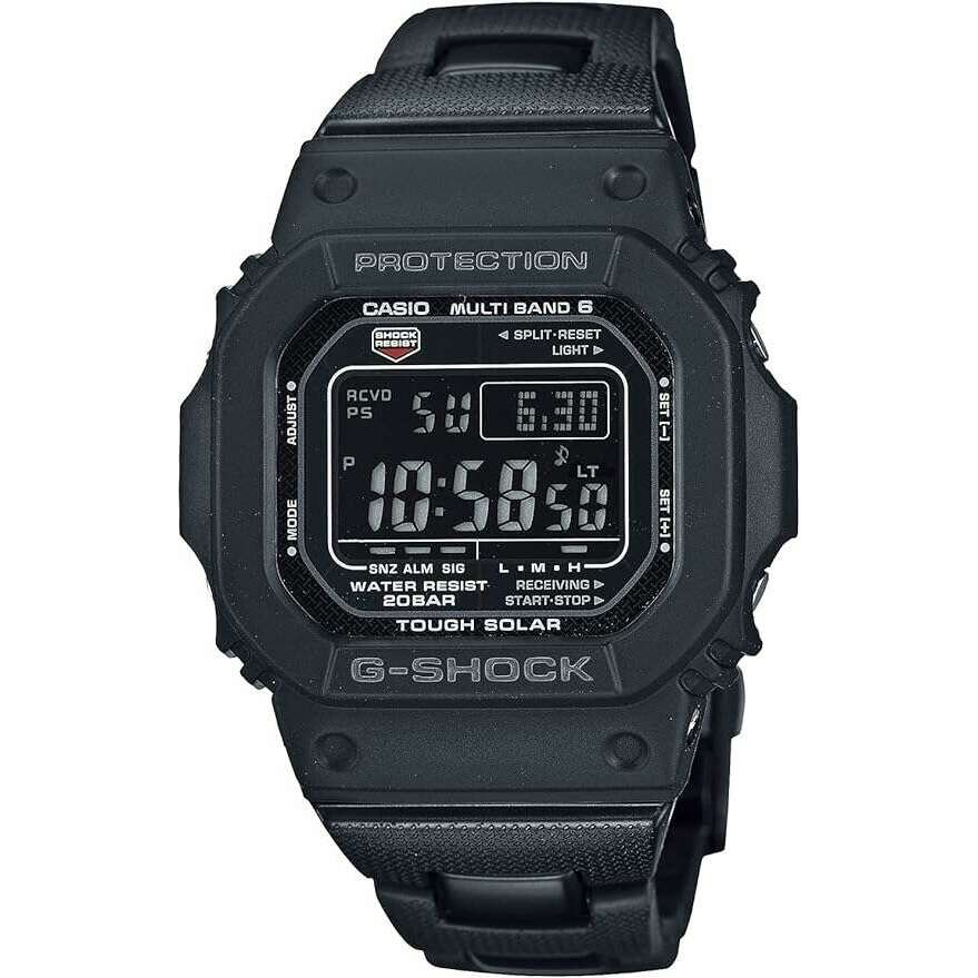 ROOK JAPAN:CASIO G-SHOCK DAY-DATE DIGITAL DIAL RESIN STRAP ALL BLACK MEN WATCH GW-M5610UBC-1JF,JDM Watch,Casio G-Shock