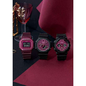 ROOK JAPAN:CASIO G-SHOCK MID-SIZE MODEL BLACK & RED SERIES DIGITAL LADIES WATCH GMD-S5600RB-4JF,JDM Watch,Casio G-Shock