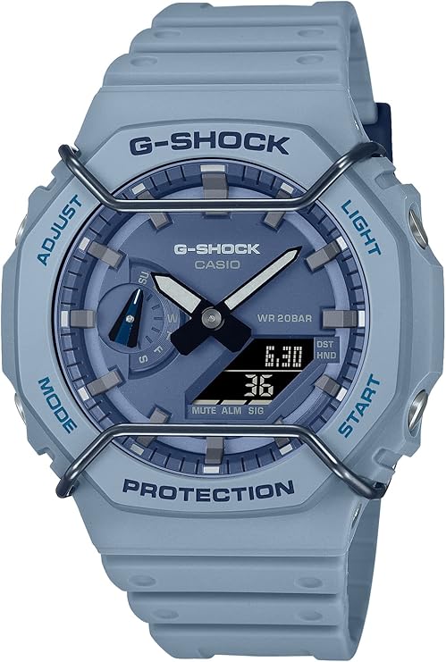 CASIO G-SHOCK TONE ON TONE SERIES ANALOG DIGITAL BLUE MEN WATCH GA-2100PT-2AJF