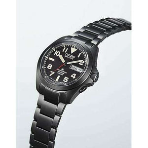 ROOK JAPAN:CITIZEN PROMASTER DAY-DATE RADIO CONTROL SOLAR BLACK STRAP MEN WATCH AT6085-50E,JDM Watch,Citizen Promaster