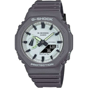 ROOK JAPAN:CASIO G-SHOCK HIDDEN GLOW SERIES DAY-DATE GREY STRAP WHITE DIAL MEN WATCH GA-2100HD-8AJF,JDM Watch,Casio G-Shock