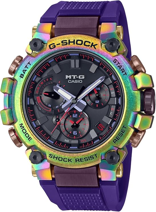 CASIO G-SHOCK MT-G BLUETOOTH RADIO SOLAR PURPLE SKELETON MEN WATCH MTG-B3000PRB-1AJR