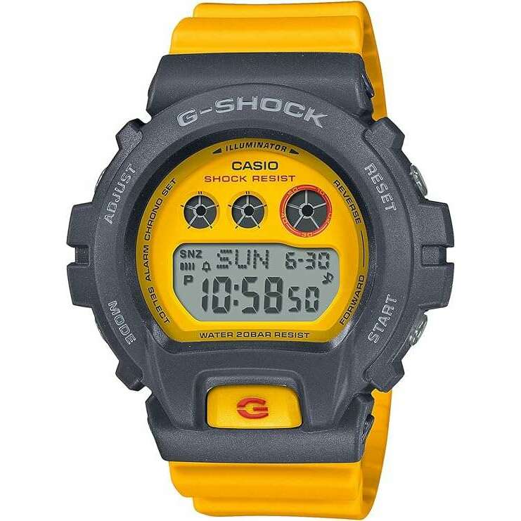 ROOK JAPAN:CASIO G-SHOCK MID-SIZE MODEL YELLOW & GREY DIGITAL LADIES WATCH GMD-S6900Y-9JF,JDM Watch,Casio G-Shock