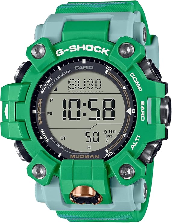 CASIO G-SHOCK MUDMAN LOVE THE SEA AND THE EARTH GREEN MEN WATCH GW-9500KJ-3JR