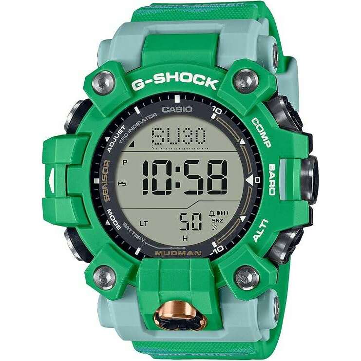 ROOK JAPAN:CASIO G-SHOCK MUDMAN LOVE THE SEA AND THE EARTH GREEN MEN WATCH GW-9500KJ-3JR,JDM Watch,Casio G-Shock