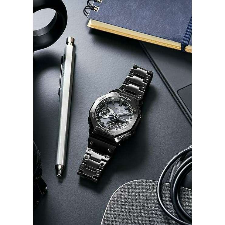 ROOK JAPAN:CASIO G-SHOCK BLUETOOTH FULL METAL SOLAR ALL BLACK MEN WATCH GM-B2100BD-1AJF,JDM Watch,Casio G-Shock