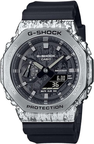 CASIO G-SHOCK GRUNGE CAMOUFLAGE SERIES WEB-EXCLUSIVE METAL COVERED MEN WATCH GM-2100GC-1AJF