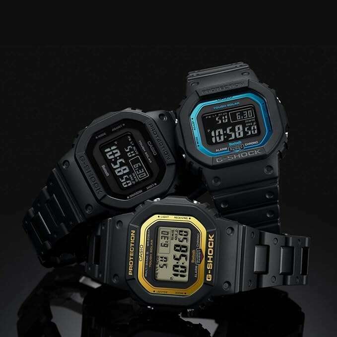 ROOK JAPAN:CASIO G-SHOCK BLUETOOTH RADIO SOLAR DIGITAL DIAL ALL BLACK MEN WATCH GW-B5600BC-1BJF,JDM Watch,Casio G-Shock