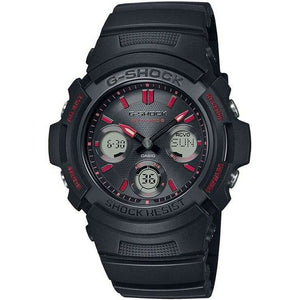 ROOK JAPAN:CASIO G-SHOCK FIRE PACKAGE '24 DAY-DATE SOLAR BLACK & RED MEN WATCH AWG-M100FP-1A4JR,JDM Watch,Casio G-Shock