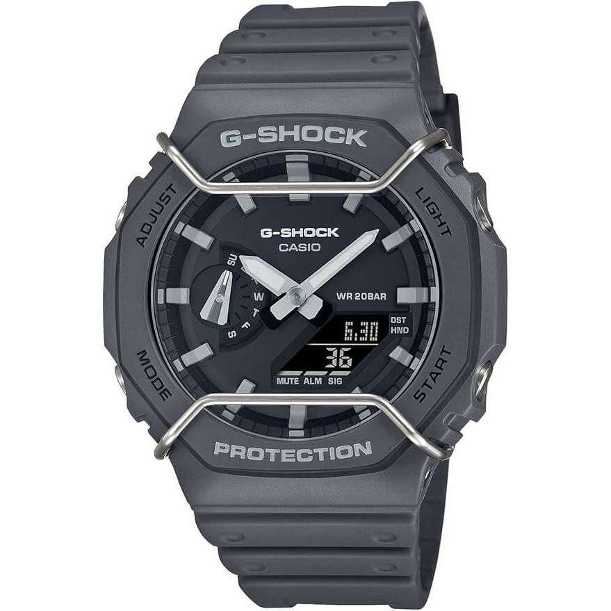 ROOK JAPAN:CASIO G-SHOCK TONE ON TONE SERIES ANALOG DIGITAL DIAL GREY MEN WATCH GA-2100PTS-8AJF,JDM Watch,Casio G-Shock