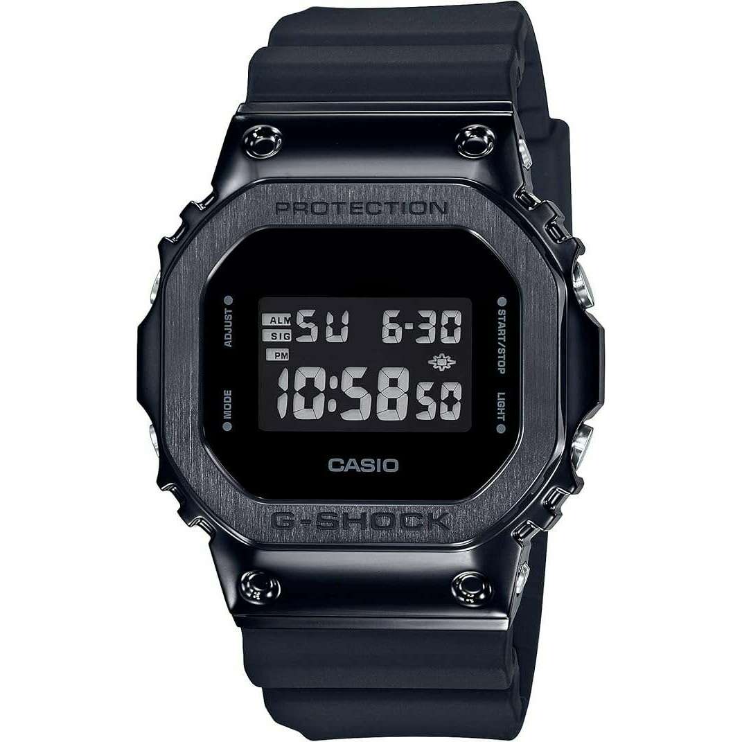 ROOK JAPAN:CASIO G-SHOCK METAL COVERED DIGITAL ALL BLACK MEN WATCH GM-5600B-1JF,JDM Watch,Casio G-Shock