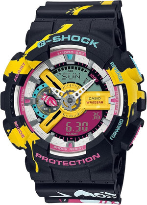 CASIO G-SHOCK LEAGUE OF LEGENDS COLLABORATION MULTICOLORED MEN WATCH GA-110LL-1AJR