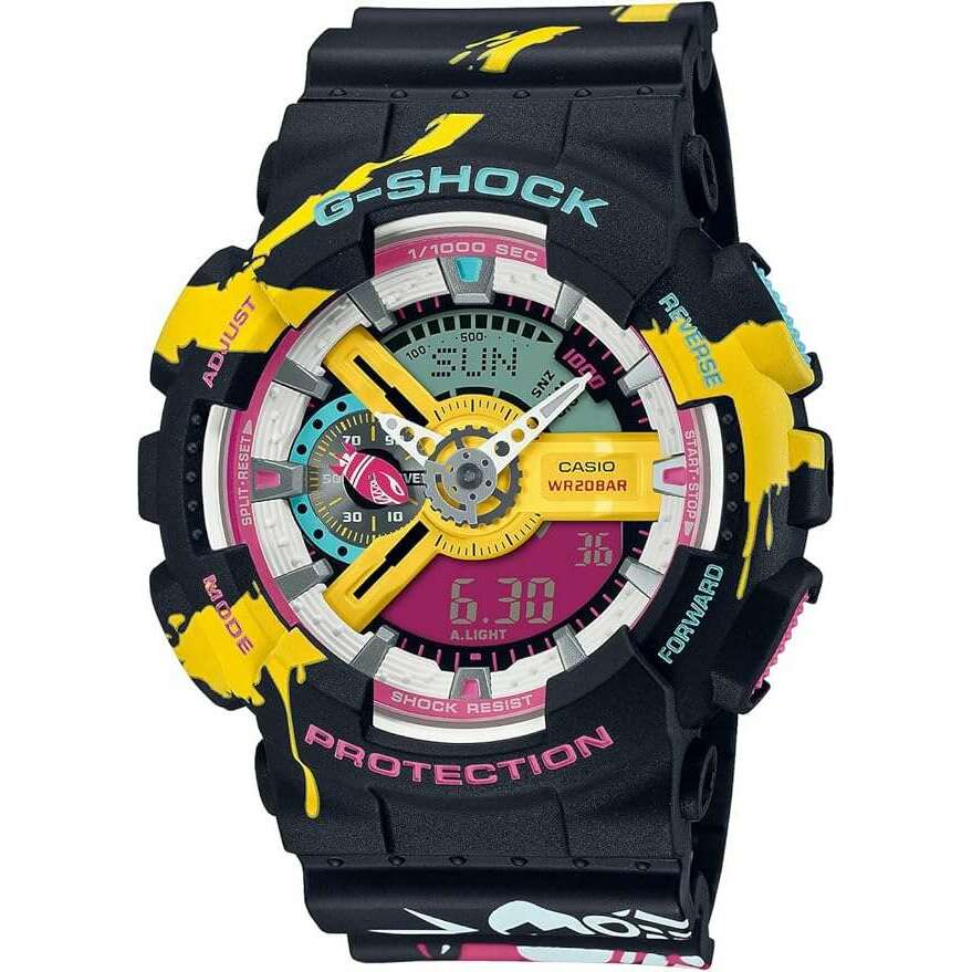 ROOK JAPAN:CASIO G-SHOCK LEAGUE OF LEGENDS COLLABORATION MULTICOLORED MEN WATCH GA-110LL-1AJR,JDM Watch,Casio G-Shock