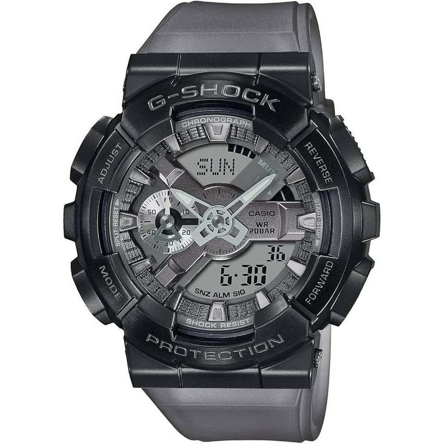 ROOK JAPAN:CASIO G-SHOCK MIDNIGHT FOG SERIES METAL COVERED BLACK MEN WATCH GM-110MF-1AJF,JDM Watch,Casio G-Shock