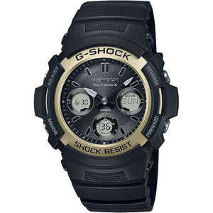 ROOK JAPAN:CASIO G-SHOCK FIRE PACKAGE '23 DAY-DATE SOLAR BLACK & GOLD MEN WATCH AWG-M100SF-1A6JR,JDM Watch,Casio G-Shock