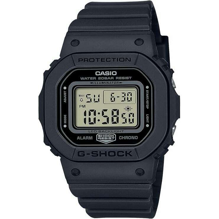 ROOK JAPAN:CASIO G-SHOCK MID-SIZE MODEL BLACK RESIN STRAP DIGITAL DIAL LADIES WATCH GMD-S5600BA-1JF,JDM Watch,Casio G-Shock