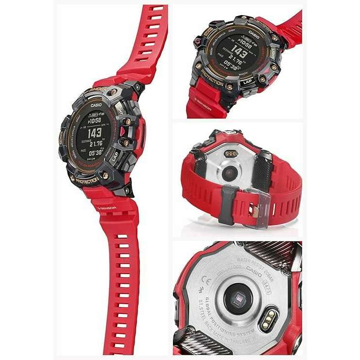 ROOK JAPAN:CASIO G-SHOCK G-SQUAD RED & BLACK DIGITAL MEN WATCH GBD-H1000-4A1JR,JDM Watch,Casio G-Shock