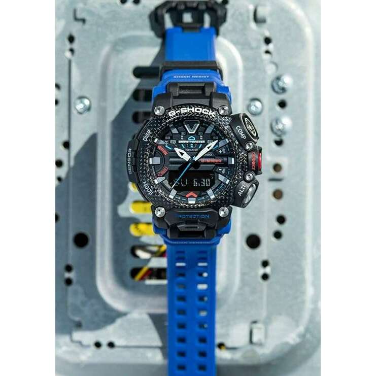 ROOK JAPAN:CASIO G-SHOCK GRAVITYMASTER BLUETOOTH CARBON CORE GUARD BLUE MEN WATCH GR-B200-1A2JF,JDM Watch,Casio G-Shock