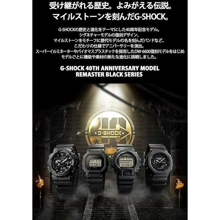 ROOK JAPAN:CASIO G-SHOCK 40TH ANNIVERSARY REMASTER BLACK SERIES MEN WATCH GA-114RE-1AJR,JDM Watch,Casio G-Shock