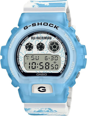 CASIO G-SHOCK RUI HACHIMURA SIGNATURE DIGITAL WHITE & BLUE MEN WATCH DW-6900RH-2JR