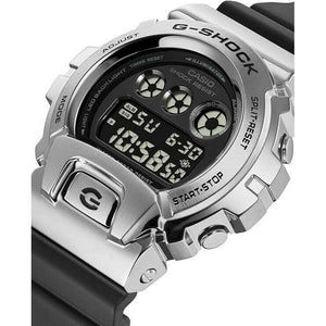 ROOK JAPAN:CASIO G-SHOCK METAL COVERED DIGITAL BLACK & SILVER MEN WATCH GM-6900U-1JF,JDM Watch,Casio G-Shock