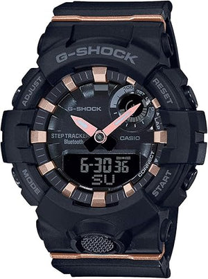 CASIO G-SHOCK MID-SIZE MODEL ANALOG DIGITAL BLACK LADIES WATCH GMA-B800-1AJR