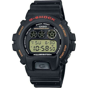 ROOK JAPAN:CASIO G-SHOCK DAY-DATE DIGITAL DIAL RESIN STRAP BLACK & ORANGE MEN WATCH DW-6900UB-9JF,JDM Watch,Casio G-Shock