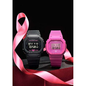 ROOK JAPAN:CASIO G-SHOCK PINK RIBBON COLLABORATION DIGITAL BLACK MEN WATCH DW-5600PK-1JR,JDM Watch,Casio G-Shock