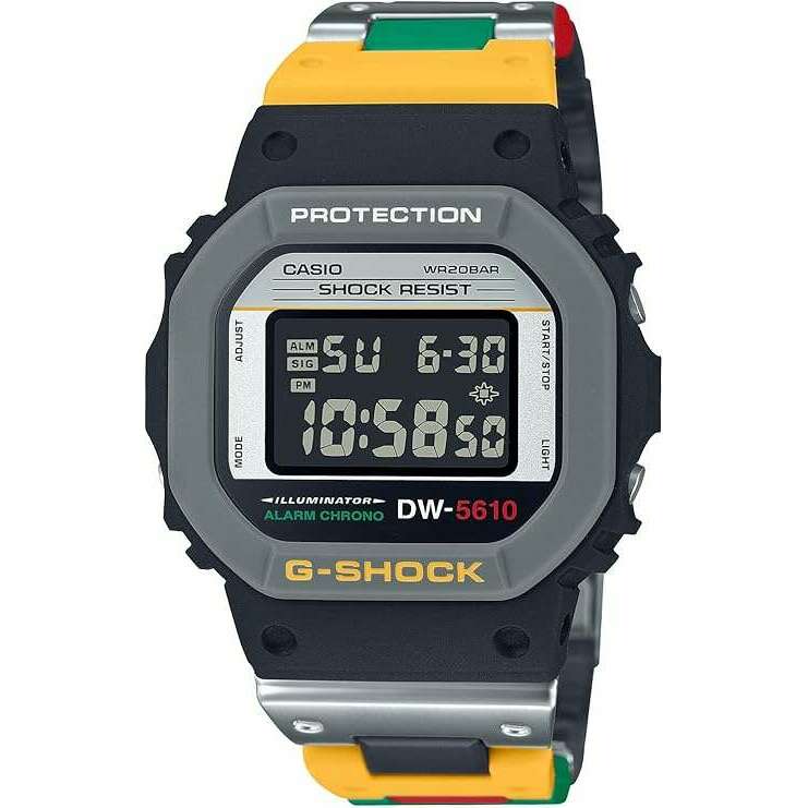 ROOK JAPAN:CASIO G-SHOCK WEB EXCLUSIVE MIX TAPE SERIES MULTICOLOR DIGITAL MEN WATCH DW-5610MT-1JF,JDM Watch,Casio G-Shock