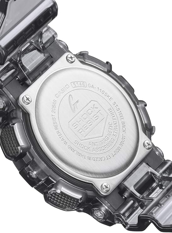 CASIO G-SHOCK SKELETON SERIES GREY ANALOG DIGITAL MEN WATCH GA-110SKE-8AJF