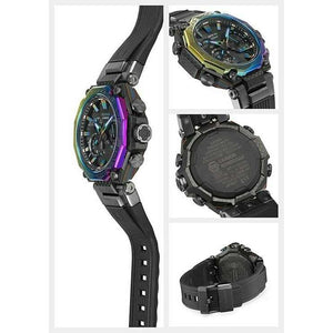 ROOK JAPAN:CASIO G-SHOCK MT-G BLUETOOTH RADIO SOLAR BLACK & RAINBOW ANALOG MEN WATCH MTG-B2000YR-1AJR,JDM Watch,Casio G-Shock